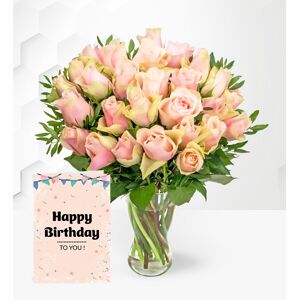Prestige Flowers La Belle with Birthday Card
