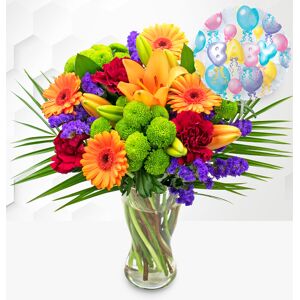 Prestige Flowers Joyful with New Baby Balloon