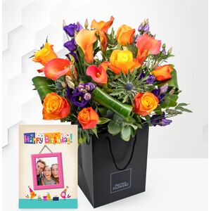 Prestige Flowers Tikal with Birthday Card