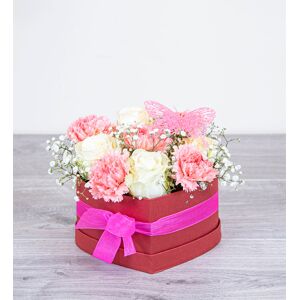 Prestige Flowers Pretty & Pink Hat Box
