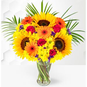 Prestige Flowers British Summer Bouquet - Sunflower Delivery - Sunflower Bouquet - Flower Delivery - Flowers By Post