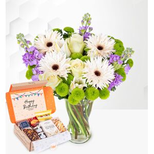 Prestige Flowers May Bouquet & Birthday Tea Gift