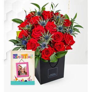 Prestige Flowers Grandeur with Birthday Card