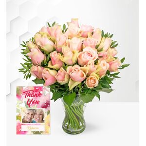 Prestige Flowers La Belle with Thank You Card