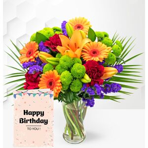 Prestige Flowers Joyful with Birthday Card