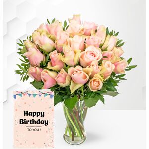 Prestige Flowers La Belle with Birthday Card