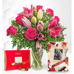 Prestige Flowers Rose and Lily Gift Set