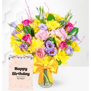 Prestige Flowers April Bouquet with Card