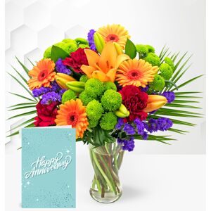 Prestige Flowers Joyful with Anniversary Card