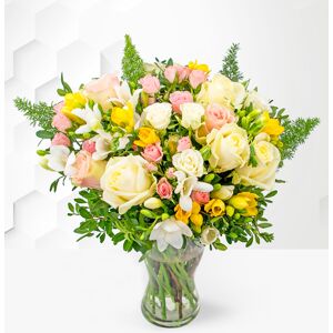 Prestige Flowers Rose and Freesia - Free Chocs - Flower Delivery - Next Day Flower Delivery - Birthday Flowers - Flowers By Post