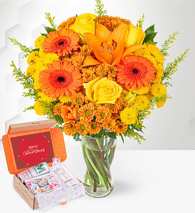 Prestige Flowers Fireside Delight & Pamper Gift