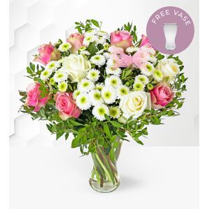 Prestige Flowers Rose Medley & FREE Vase