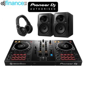 Pioneer DJ Pioneer DDJ-400, HDJ-X5 Headphones and VM-50 Speakers Complete DJ Equipment Package
