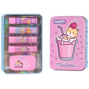 Martinelia Yummy Lip Care Tin Box lip set (for children)