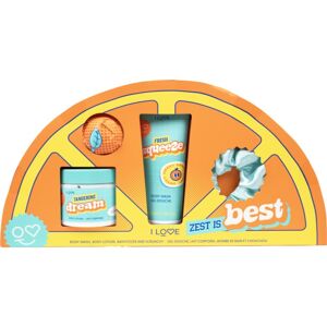 I Love Zest is Best gift set for the bath fragrance Zesty Orange I Love Zest is Best gift set for the bath fragrance Zesty Orange