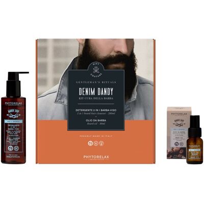 Phytorelax Laboratories Men's Grooming Denim Dandy gift set for beard Phytorelax Laboratories Men's Grooming Denim Dandy gift set for beard
