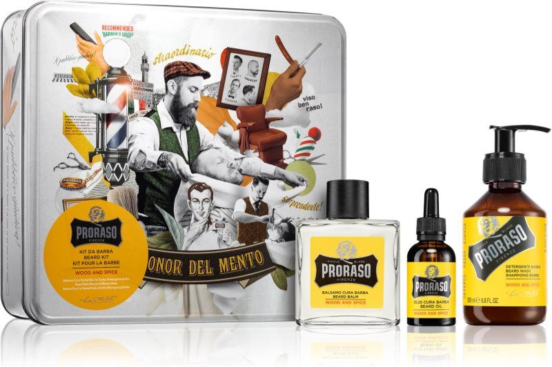 Proraso Set Beard Routine set for beard Wood and Spice