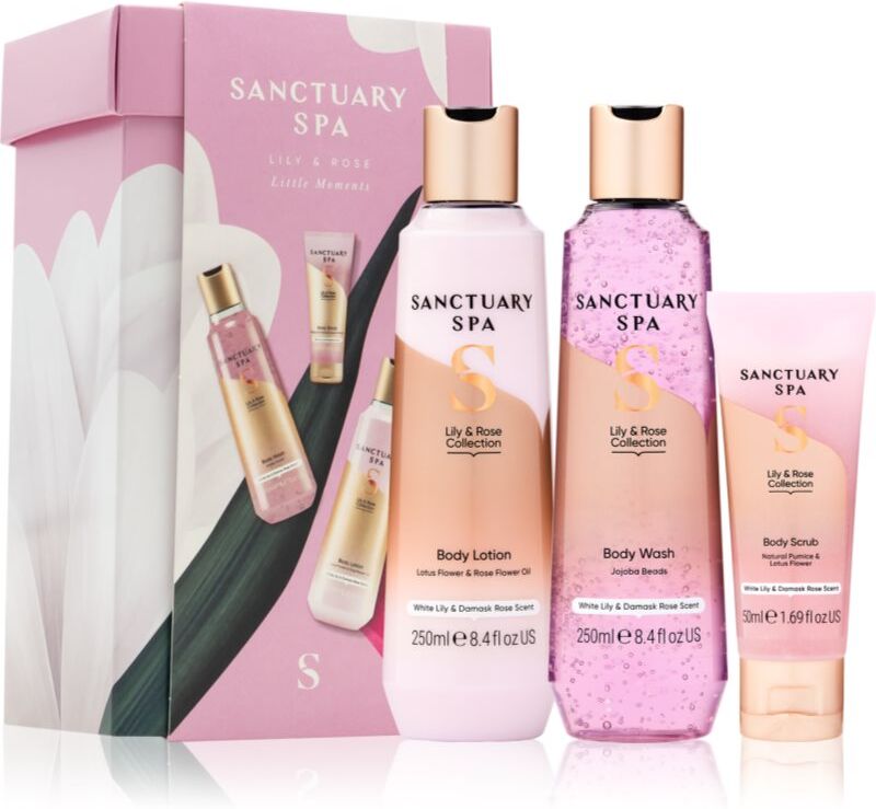 Sanctuary Spa Lily & Rose Little Moments gift set for the body