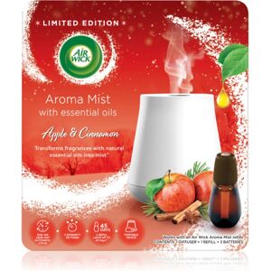 Air Wick Aroma Mist Magic Winter Apple & Cinnamon aroma diffuser with refill + battery White Difuser 20 ml