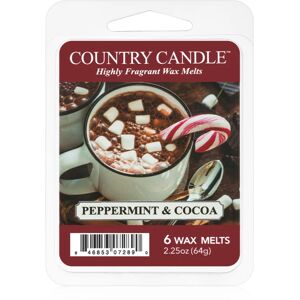 Country Candle Peppermint & Cocoa wax melt 64 g