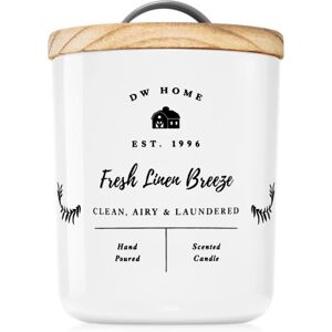 DW Home Farmhouse Fresh Linen Breeze scented candle 264 g