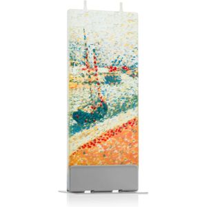 Flatyz Fine Art Georges Seurat Landscape With House And Ploughman decorative candle 6x15 cm