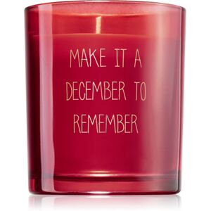 My Flame Winter Wood Make It A December To Remember scented candle 6x4 cm