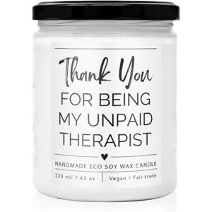 Soaphoria Thank You for Being My Unpaid Therapist scented candle 220 ml