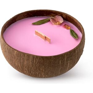 Tropicandle Roses scented candle with wooden wick 350 ml