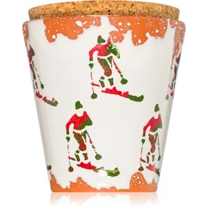 Wax Design Skier Gingerbread scented candle 8 cm