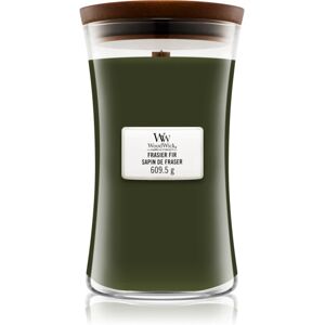 Woodwick Frasier Fir scented candle with wooden wick 609.5 g