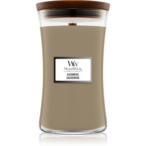 Woodwick Cashmere scented candle with wooden wick 609,5 g
