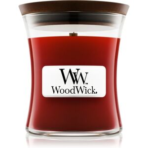 Woodwick Cinnamon Chai scented candle with wooden wick 85 g