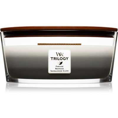 Woodwick Trilogy Warm Woods Scented Candle - 453.6g Woodwick Trilogy Warm Woods Scented Candle - 453.6g