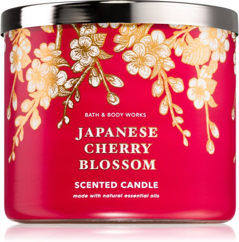Bath & Body Works Japanese Cherry Blossom scented candle 411 g