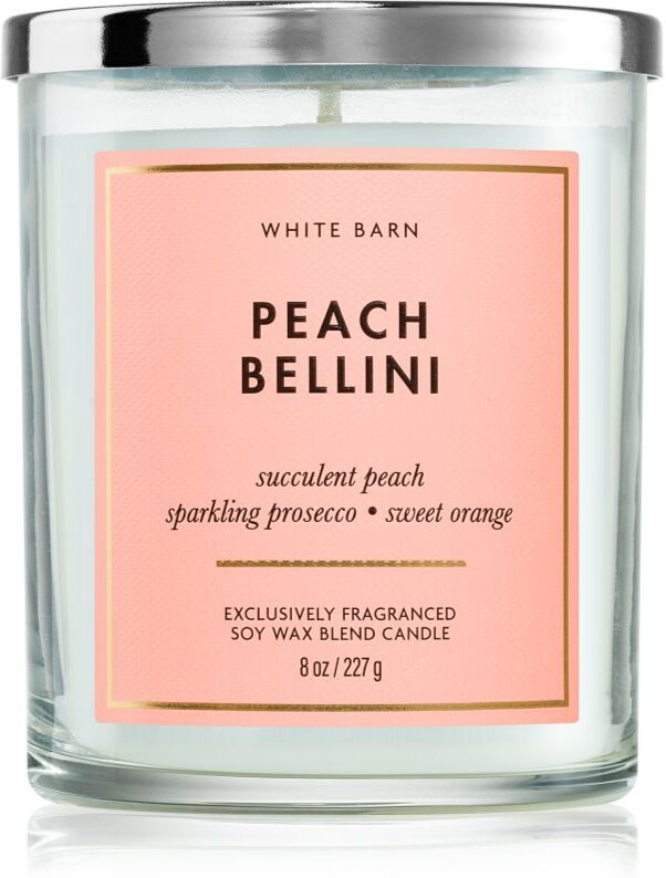 Bath & Body Works Peach Bellini scented candle 227 g