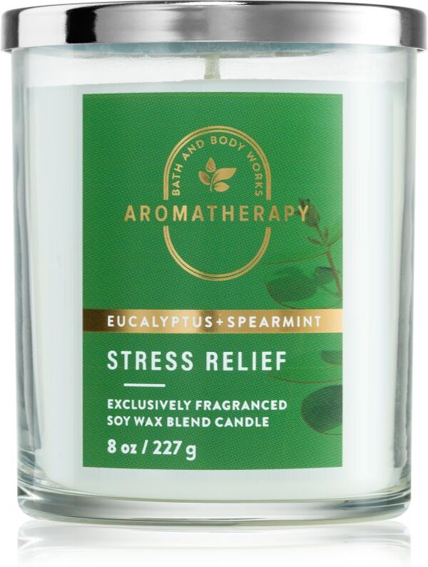 Bath & Body Works Stress Relief Eukalyptus Spearmint scented candle 227 g