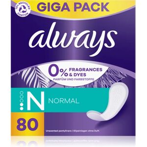 Always Daily Fresh Normal panty liners fragrance-free 80 pc