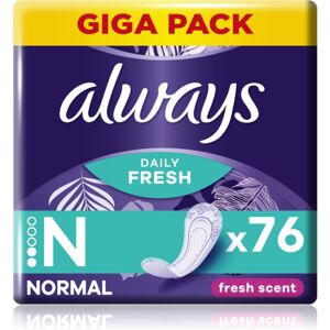 Always Daily Fresh Normal panty liners with fragrance 76 pc Always Daily Fresh Normal panty liners with fragrance 76 pc