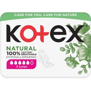 Kotex Natural Super sanitary towels 7 pc Kotex Natural Super sanitary towels 7 pc