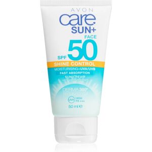 Avon Care Sun + mattifying cream for tanning SPF 50 50 ml