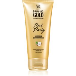 Dripping Gold Post Party moisturising body cream to extend tan length 200 ml