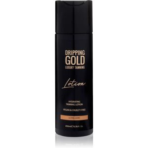 Dripping Gold Luxury Tanning Lotion moisturising tanning lotion for a deep tan shade Ultra Dark 200 ml