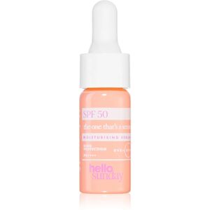 hello sunday the one that´s a serum protective serum with moisturising effect SPF 50 10 ml