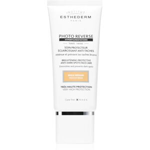 Institut Esthederm Photo Reverse Brightening Protective Anti-Dark Spots Face Care anti-dark spots protective cream high sun protection shade Medium Beige 50 ml