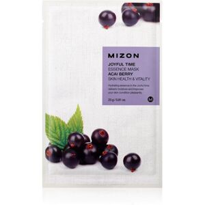 Mizon Joyful Time Acai Berry brightening and revitalising sheet mask 23 g