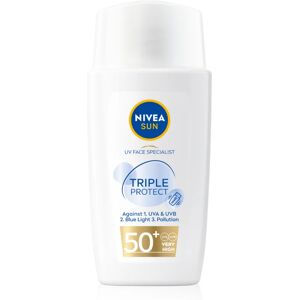 Nivea Sun Triple Protect light moisturising cream for tanning SPF 50+ 40 ml