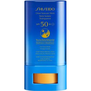 Shiseido Sun Care Clear Stick UV Protector WetForce topical treatment to protect from the sun SPF 50+ 20 g