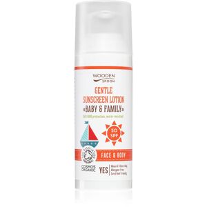 WoodenSpoon Baby & Family family sunscreen lotion with SPF 50 50 ml
