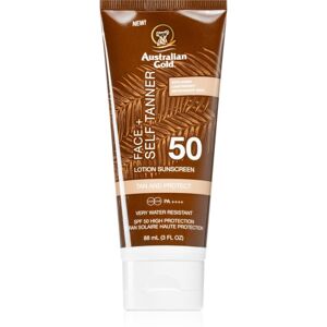 Australian Gold Face + Self Tanner self-tanning face cream SPF 50 88 ml Australian Gold Face + Self Tanner self-tanning face cream SPF 50 88 ml